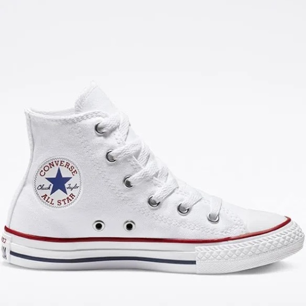 Converse White High-Top Sneakers